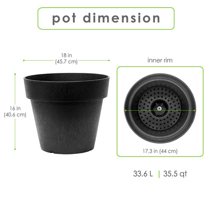 16" Baritone Planter (2pk)