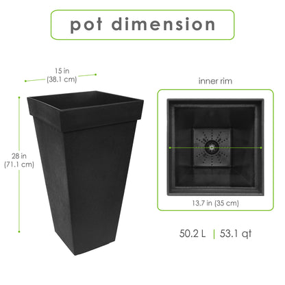 Jardinière Symphony 28"
