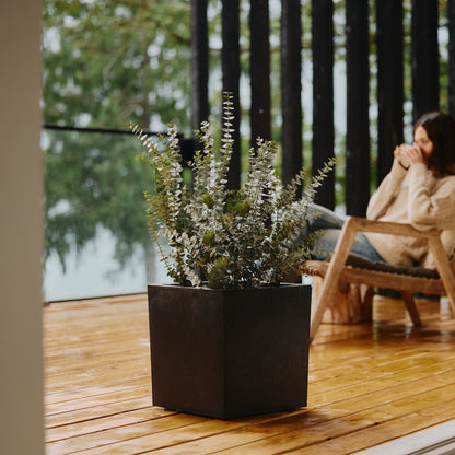 Jardinière cubique Citadel de 13 pouces